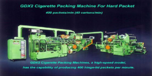 GDX2 Cigaretové balicí stroj pro tvrdé paket